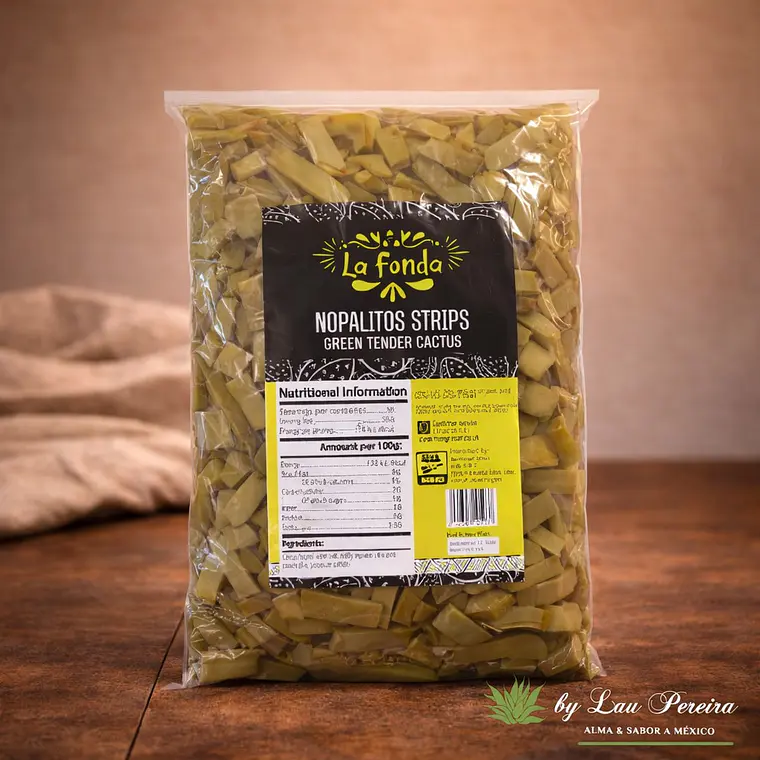 Nopales en Tiras 1Kg | La Fonda 1