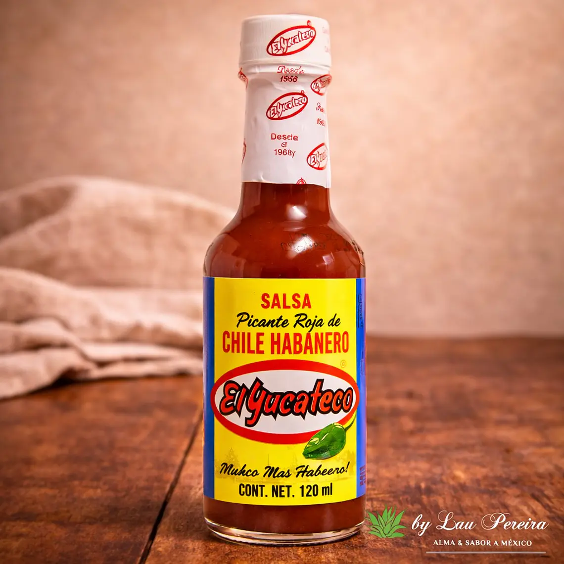 Salsa de Habanero Rojo 120ml | El Yucateco 1