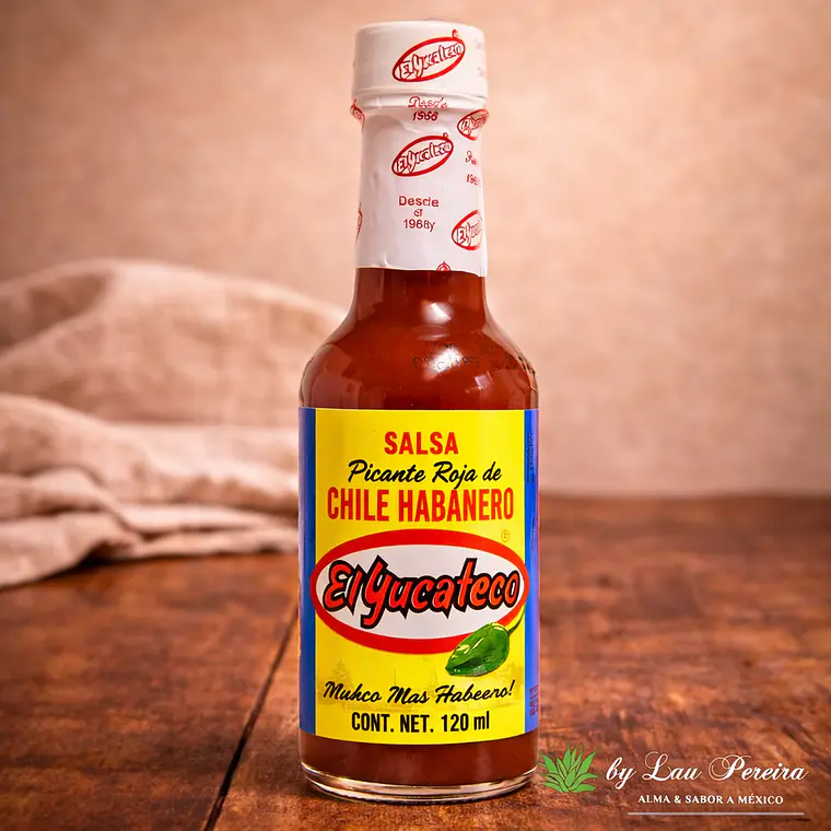 Salsa de Habanero Rojo 120ml | El Yucateco 1