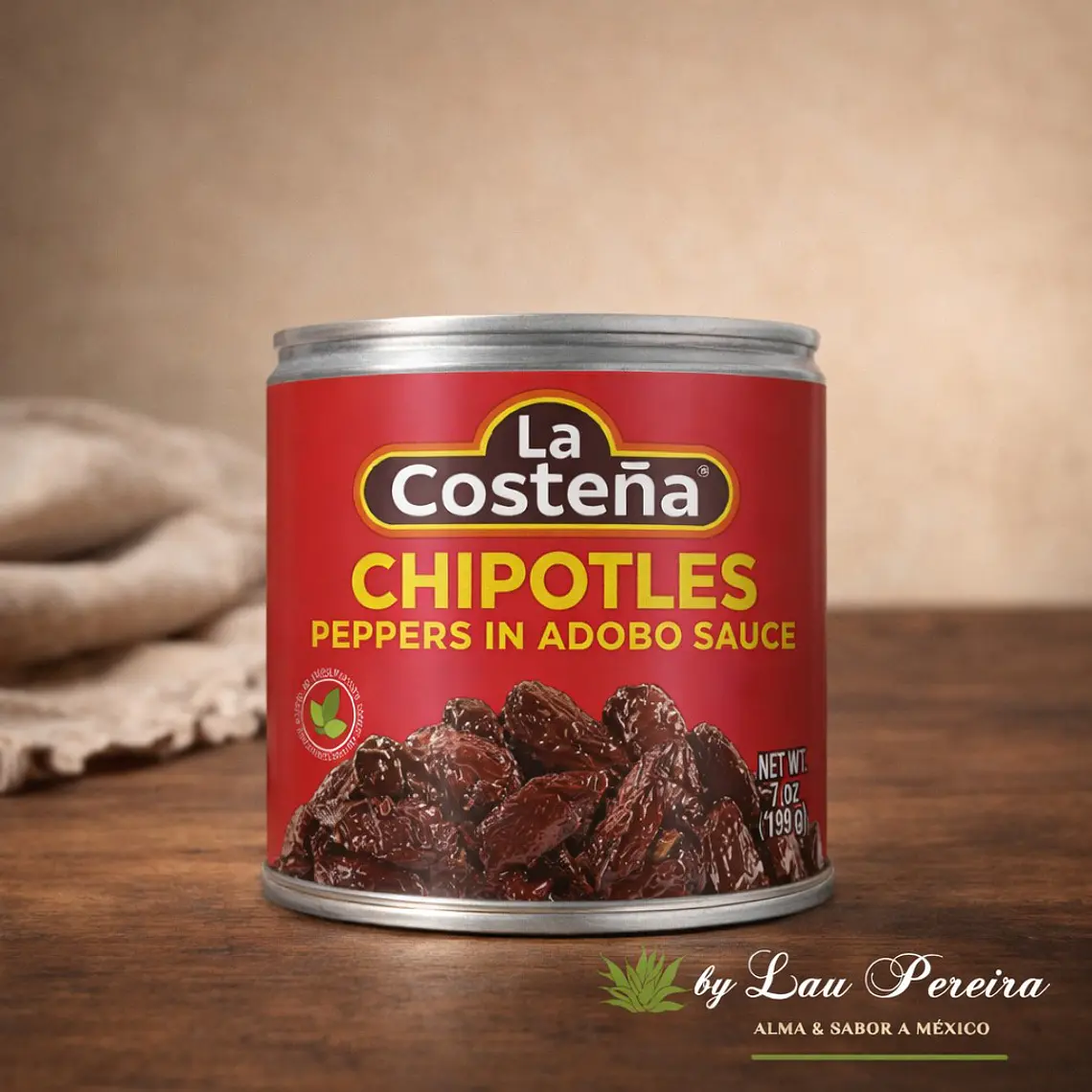 Chiles Chipotles Adobados 199g | La Costeña 1