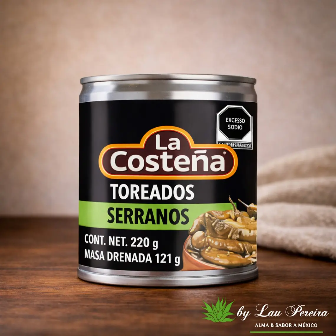 Chiles Serranos Toreados 220g | La Costeña 1