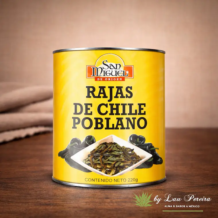 Rajas de Chiles Poblanos 220g | San Miguel 1