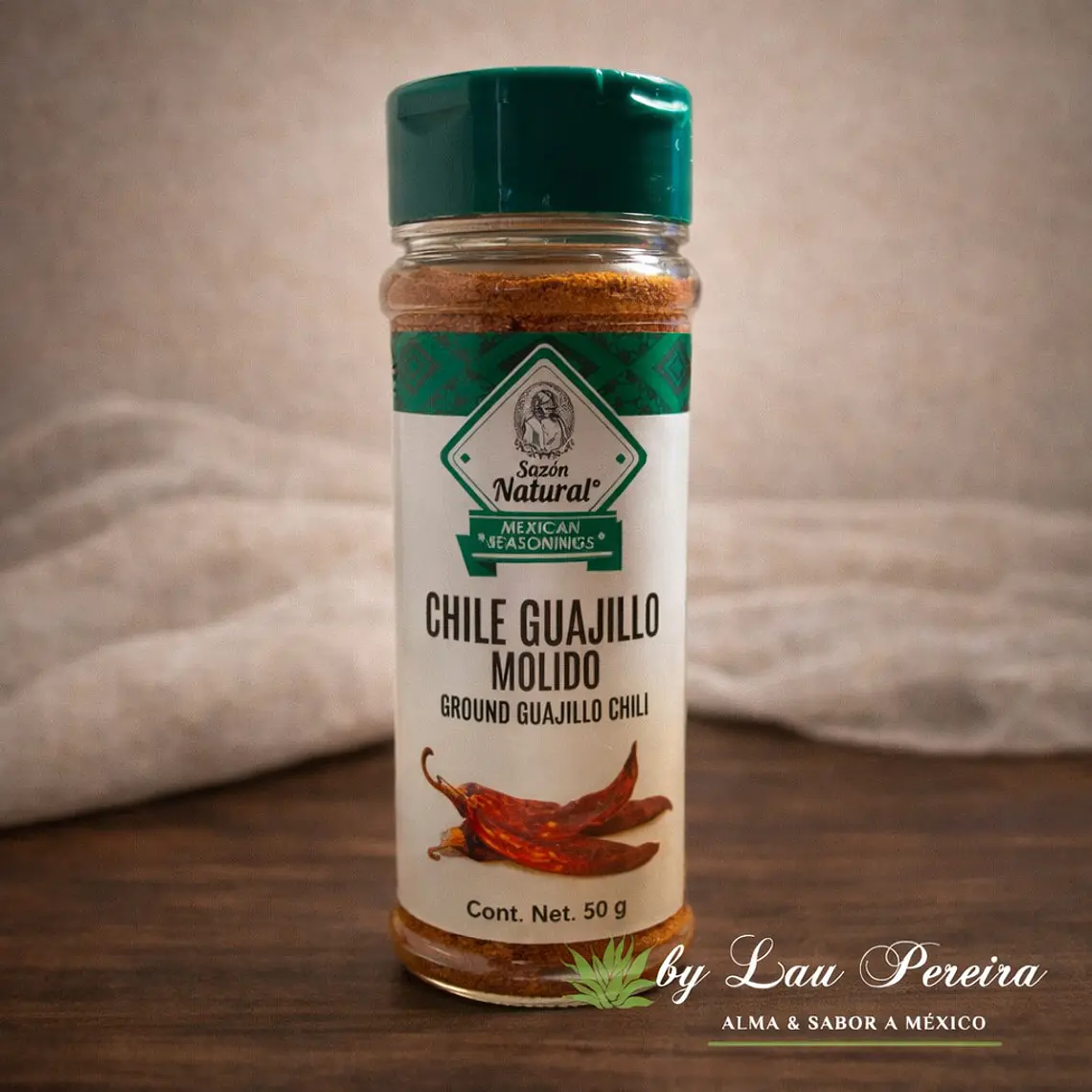Guajillo Chili Powder 50g | Sazon Natural 1