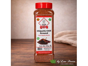 Chipotle Powder 550g - Natural Seasoning | Sazon Natural