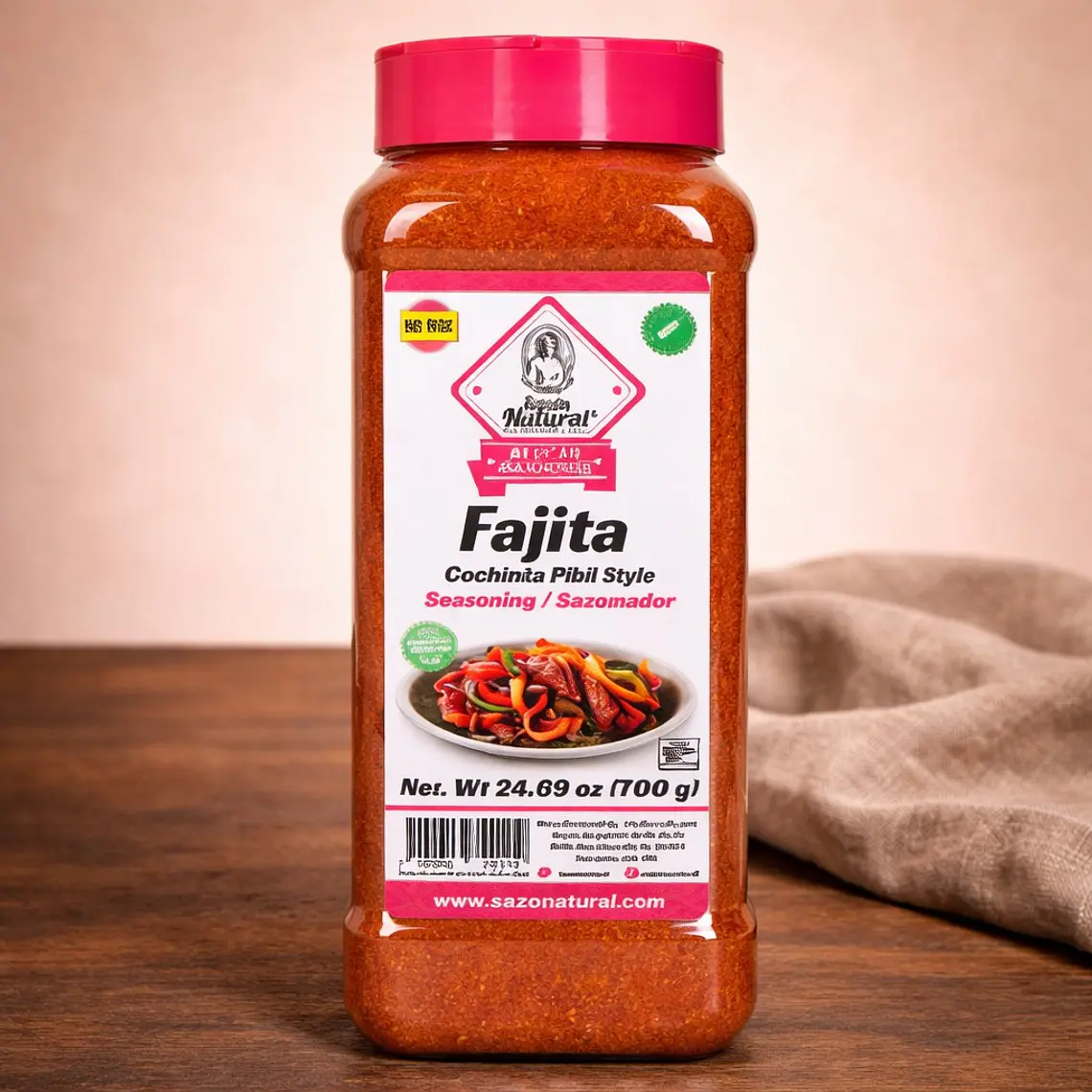 Tempero para Fajitas 700g | Sazón Natural 1