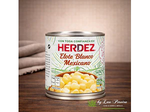 Mexican White Corn Kernels 220g | Herdez