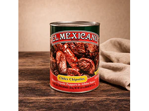 Chiles Chipotle em Adobo 2.8kg | El Mexicano