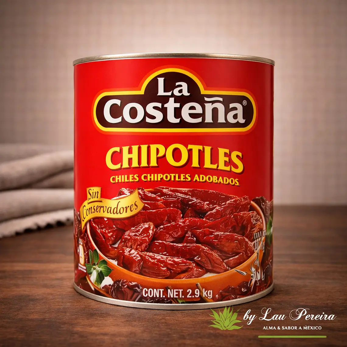 Chile Chipotle em Adobo 2.9kg | La Costeña 1