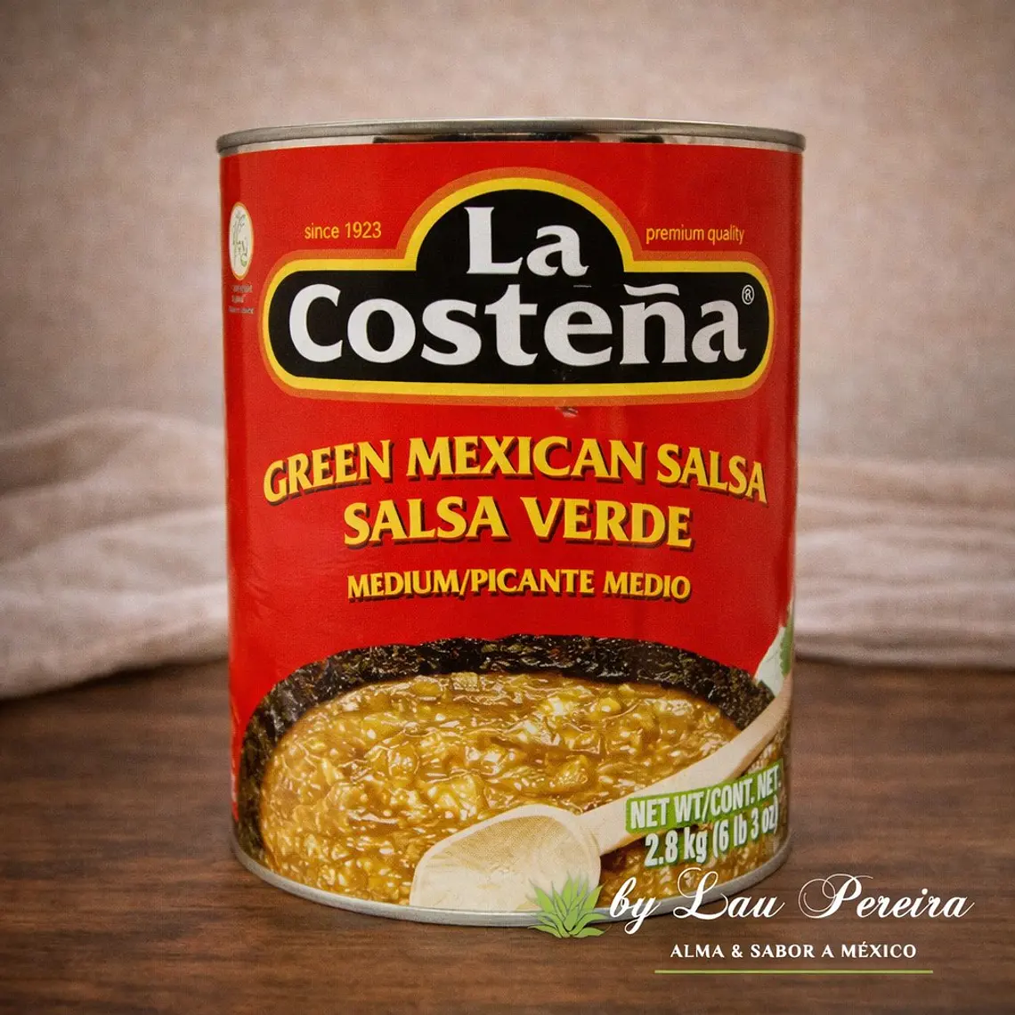 Molho verde com Tomatillo (salsa verde) 2.8kg | La Costeña 1