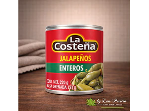 Chiles Jalapeños Inteiros 220g | La Costeña