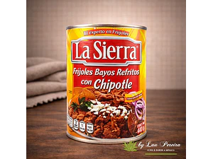 Refried Bayo Beans with Chipotle 440g | La Sierra