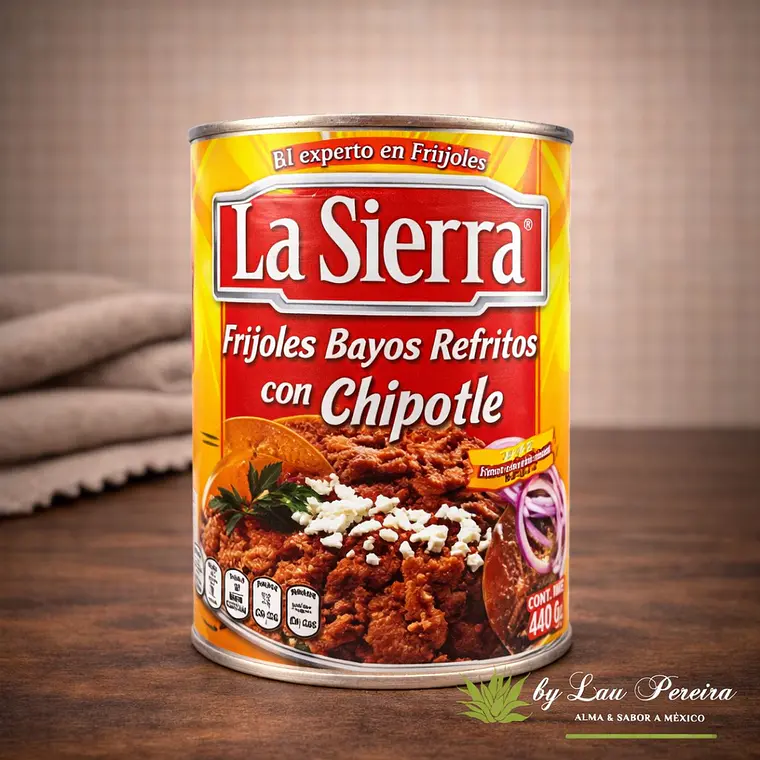 Refried Bayo Beans with Chipotle 440g | La Sierra 1