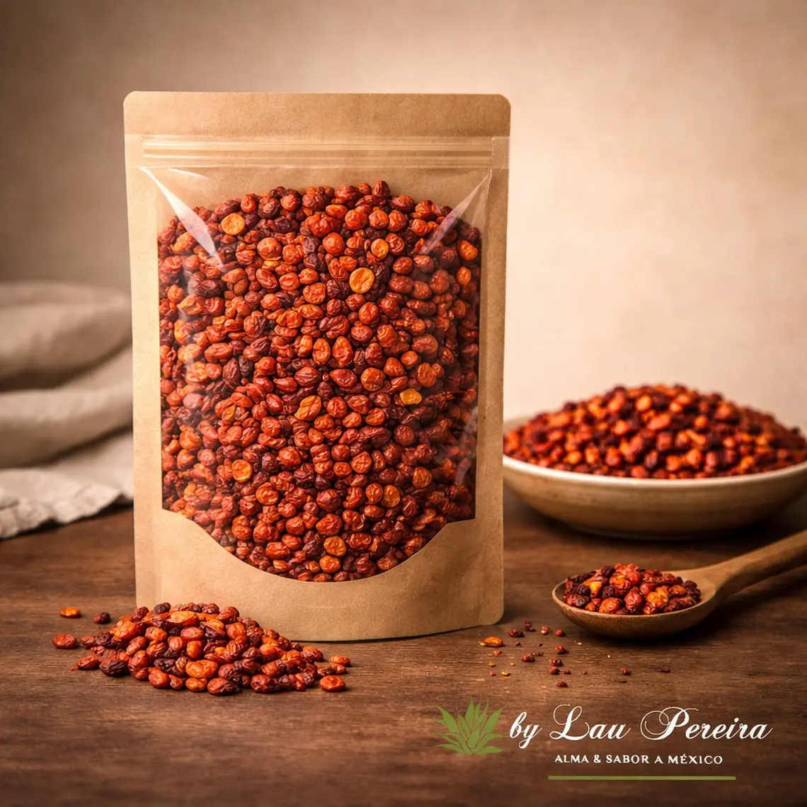 Chile Piquín Calidad Premium 100g | By Lau Pereira 1
