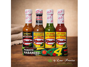 Pack de Salsas de habanero (4 x 120ml) | El Yucateco