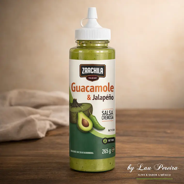 Guacamole and Jalapeño Sauce 265g | Zaaschila 1