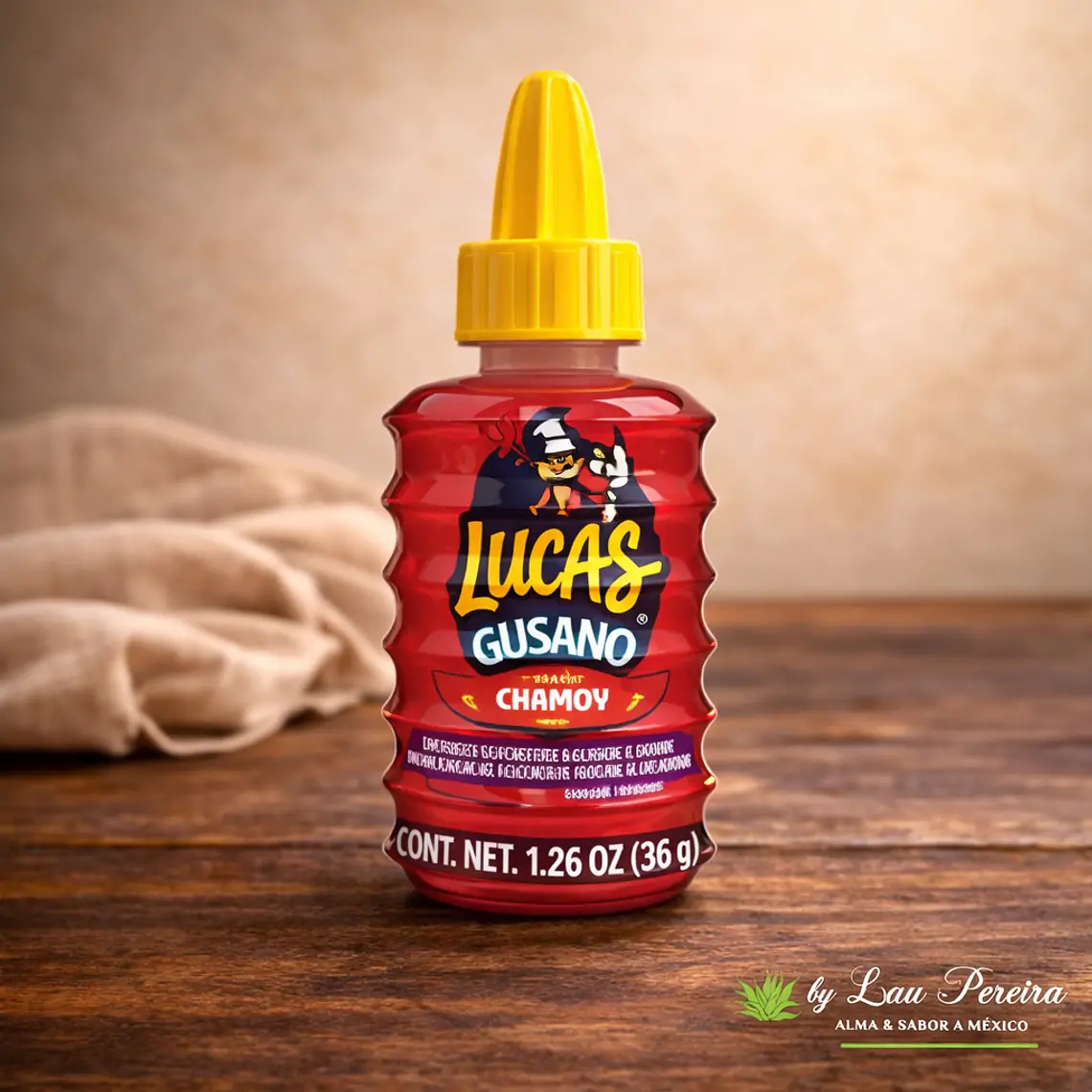 Lucas Gusano Chamoy 36g | Mars 1