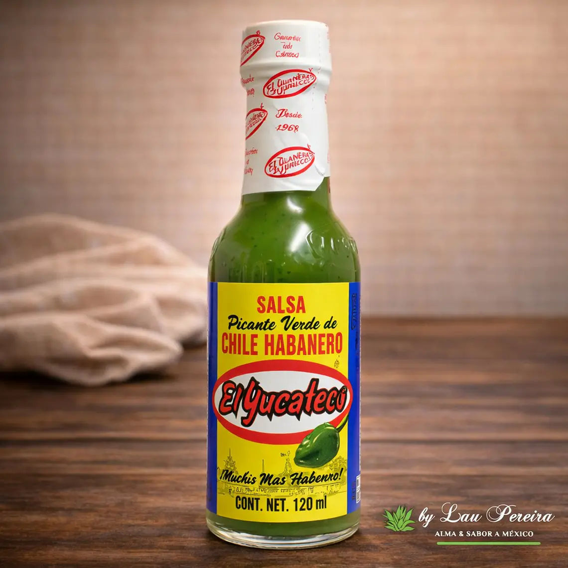 Salsa de Habanero Verde 120ml | El Yucateco 1