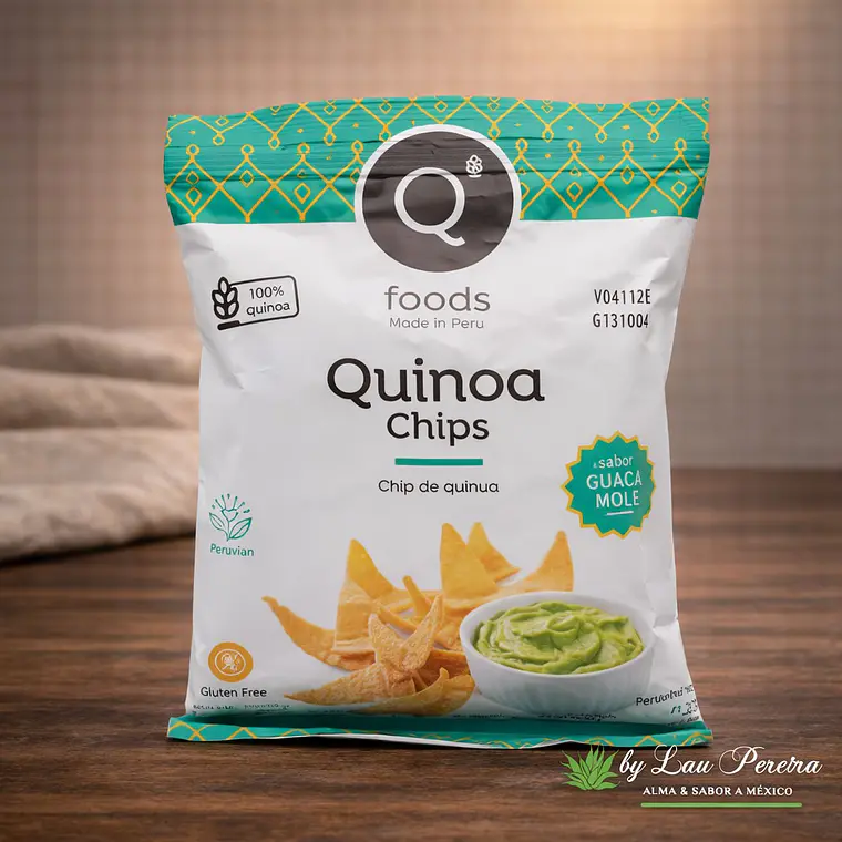 Chips de Quinoa Sabor Guacamole 35g | QFoods 1