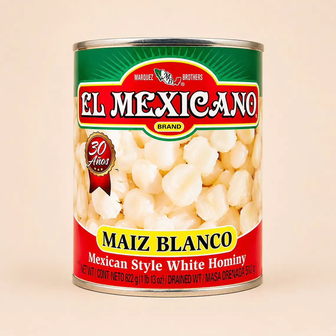 Milho Autêntico para Pozole 822g | El Mexicano 1