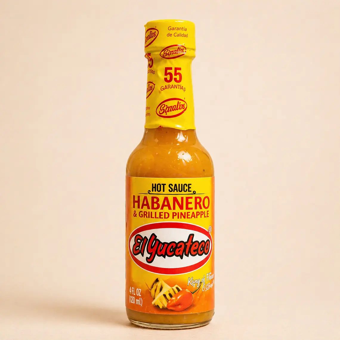 Habanero and Grilleg Pineapple Sauce 120ml | El Yucateco 1