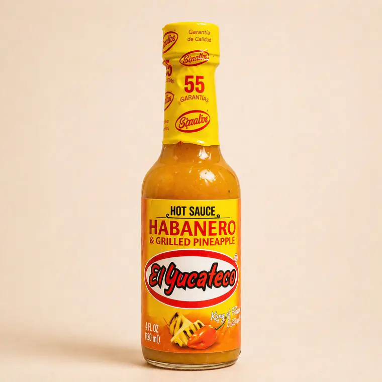 Habanero and Grilleg Pineapple Sauce 120ml | El Yucateco 1