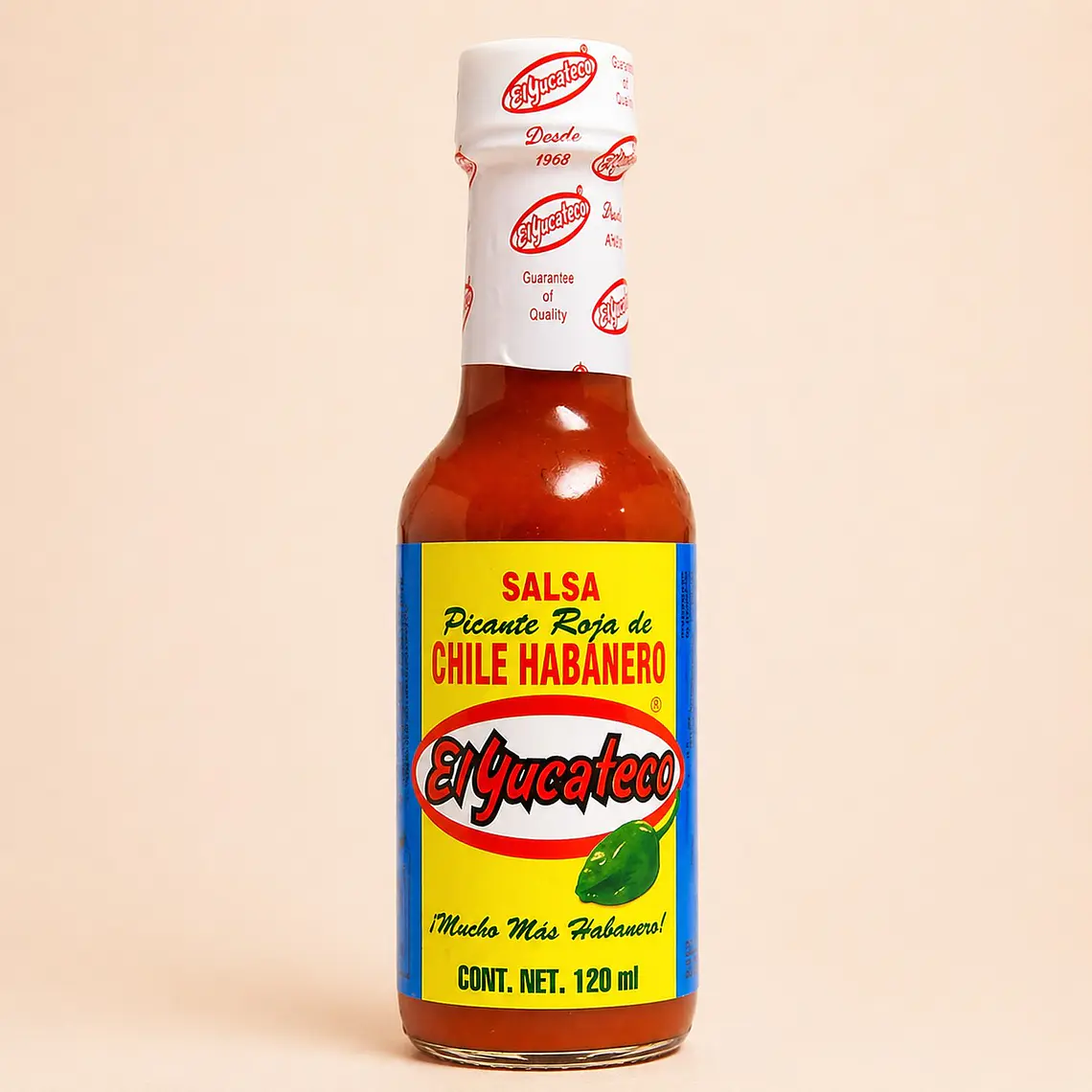 Salsa de Habanero Rojo 120ml | El Yucateco 1