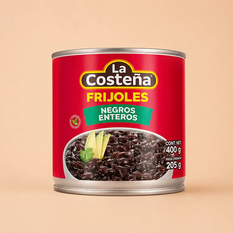 Feijão Negro Inteiro 400g | La Costeña 1