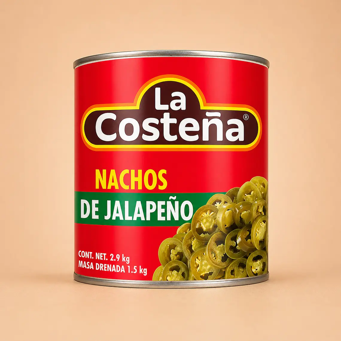 Nachos de Chiles Jalapeños 2.8Kg | La Costeña 1