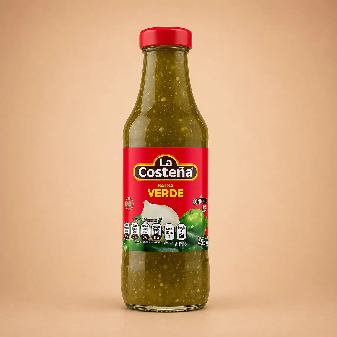 Molho Verde com Tomatillo (Salsa Verde Mexicana) 450g | La Costeña 1