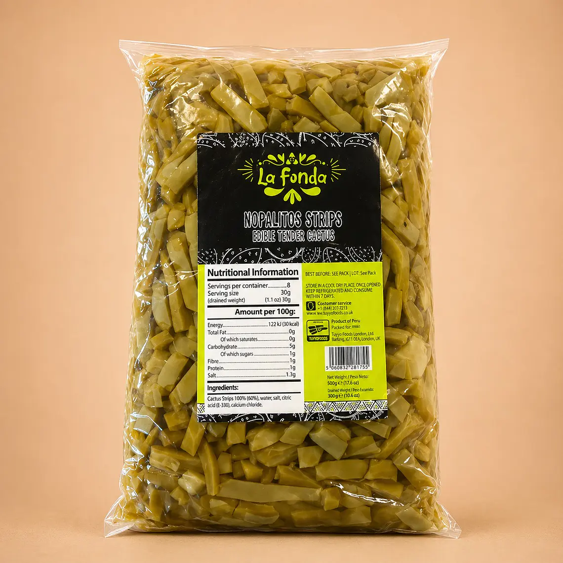 Nopales en Tiras 1Kg | La Fonda 1