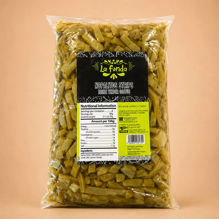 Nopales en Tiras 1Kg | La Fonda 1