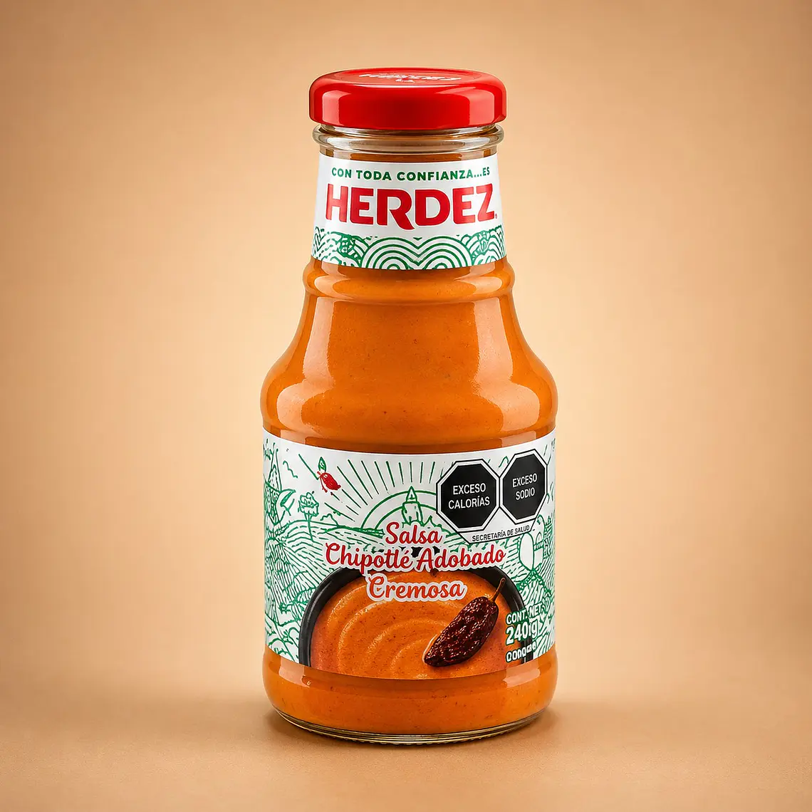 Creamy Chipotle Sauce 240g | Herdez 1