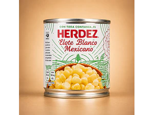 Mexican White Corn Kernels 220g | Herdez