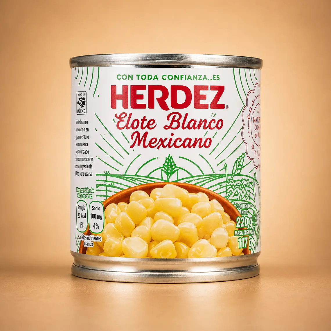 Granos Elote Blanco Mexicano 220g | Herdez 1