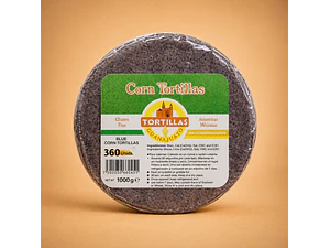 Tortilha Chips de Milho Azul para Fritar 1kg | Guanajuato