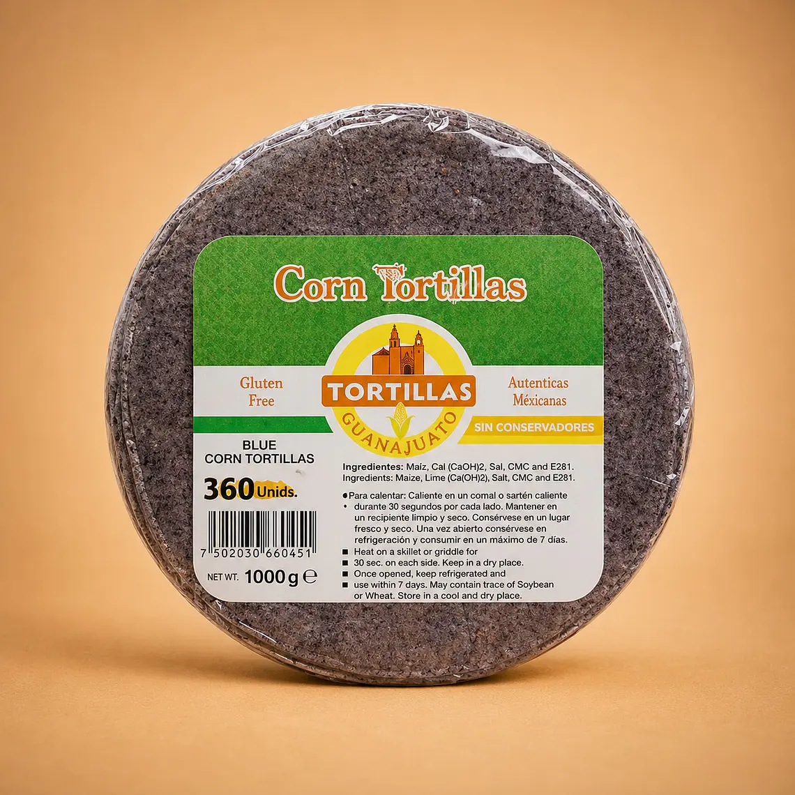 Tortilha Chips de Milho Azul para Fritar 1kg | Guanajuato 1