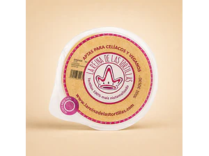 Tortilha de Milho Amarelo 15cm 500g | La Reina de las Tortillas 