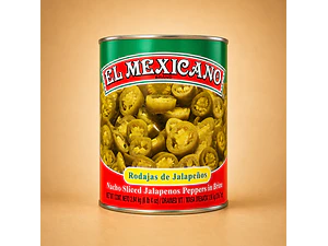 Chiles Jalapeños para Nachos 2.8Kg | El Mexicano