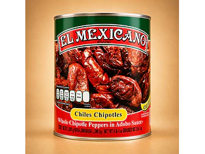 Chiles Chipotle em Adobo 2.8kg | El Mexicano