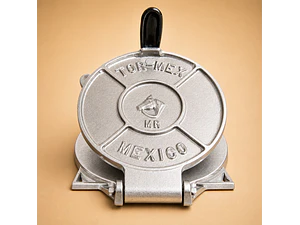 Prensa para Tortilhas 19cm cor Prata | Tor-Mex