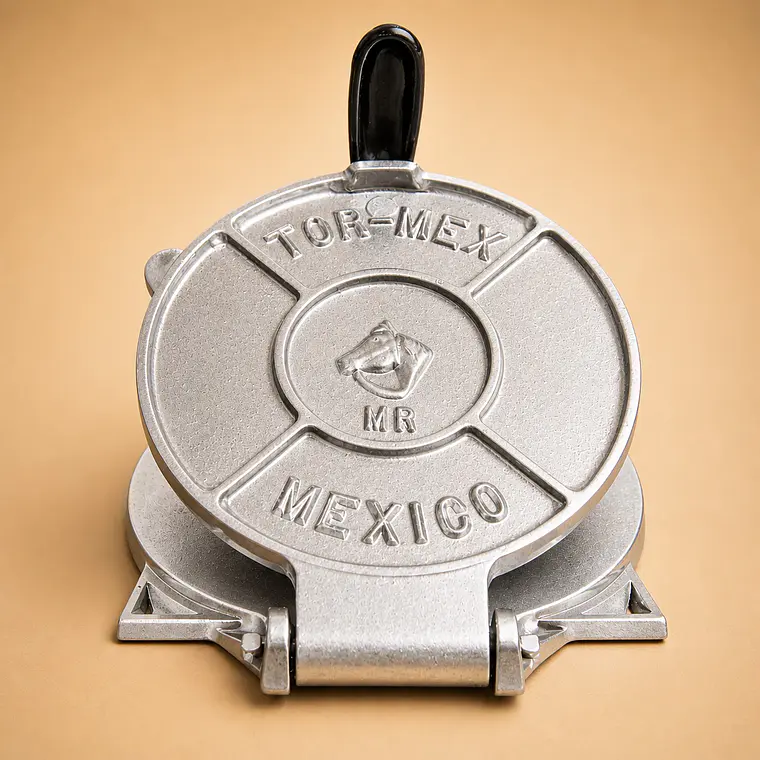 Prensa para Tortilhas 19cm cor Prata | Tor-Mex 1
