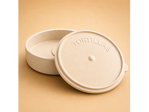 Tortillero de Plástico Creme 15 cm | Porta Tortilhas