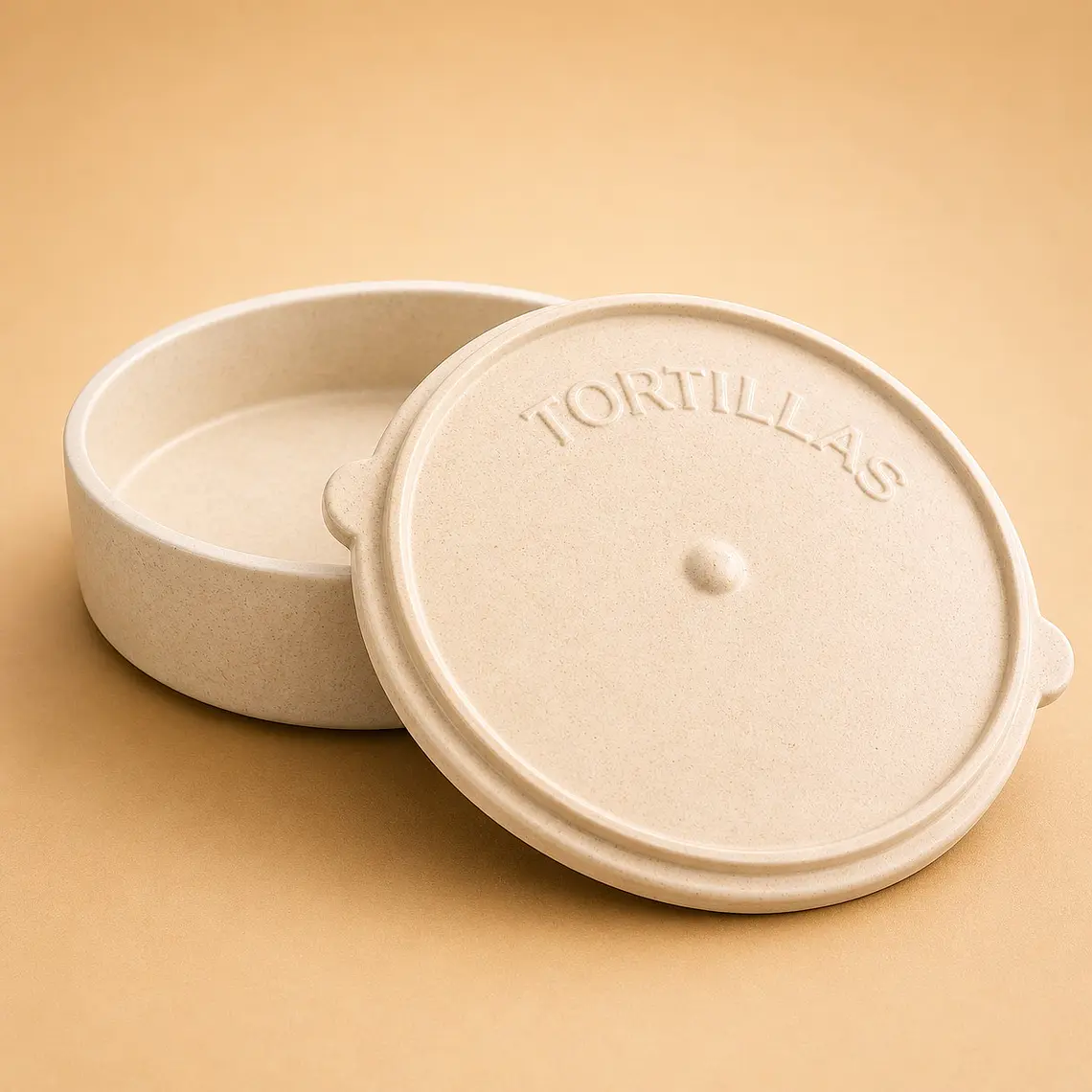 Tortillero de Plástico Creme 15 cm | Porta Tortilhas 1