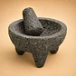 Molcajete-Morteiro de Pedra Vulcânica - 21cm - Miniatura 1