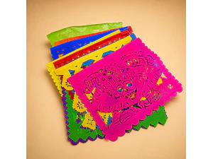Papel Picado Mexicano - Cores e Tradição Tradicional
