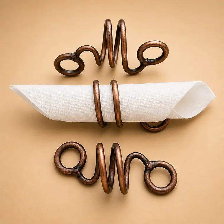 Mexican Handmade Napkin Holder – Viva el Barro (Set of 6) 1