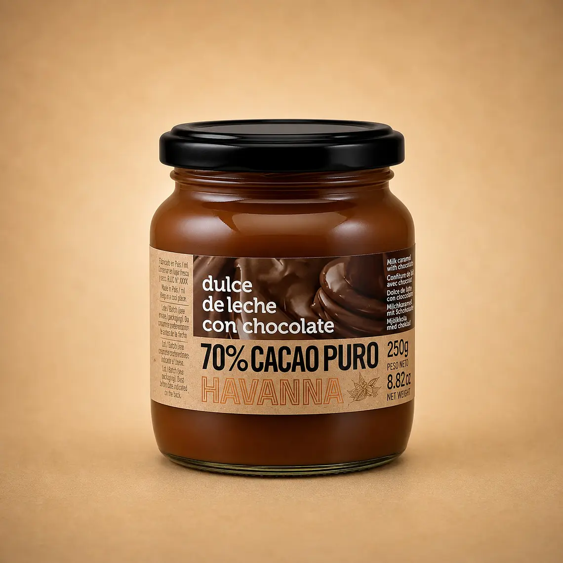 Dulce de Leche with Chocolate 250g – Rich 70% Cocoa Flavor | Havanna 1
