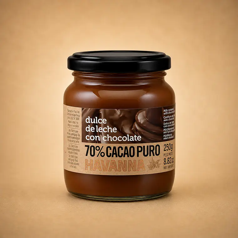 Dulce de Leche with Chocolate 250g – Rich 70% Cocoa Flavor | Havanna 1