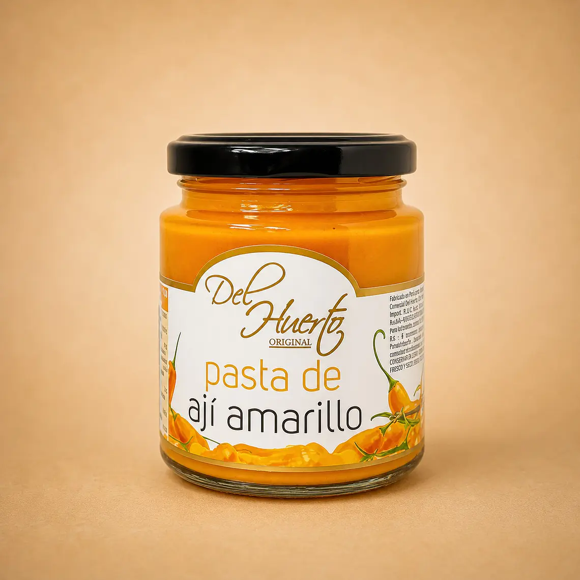 Pasta de Ají Amarillo 212g – Sabor Peruano Auténtico | Del Huerto 1