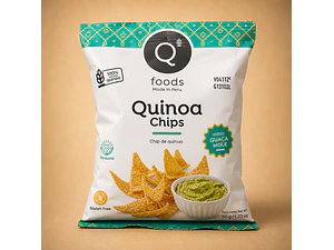 Chips de Quinoa Sabor Guacamole 35g | QFoods